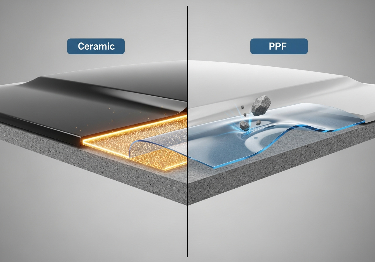 Сравнение керамики и бронепленки