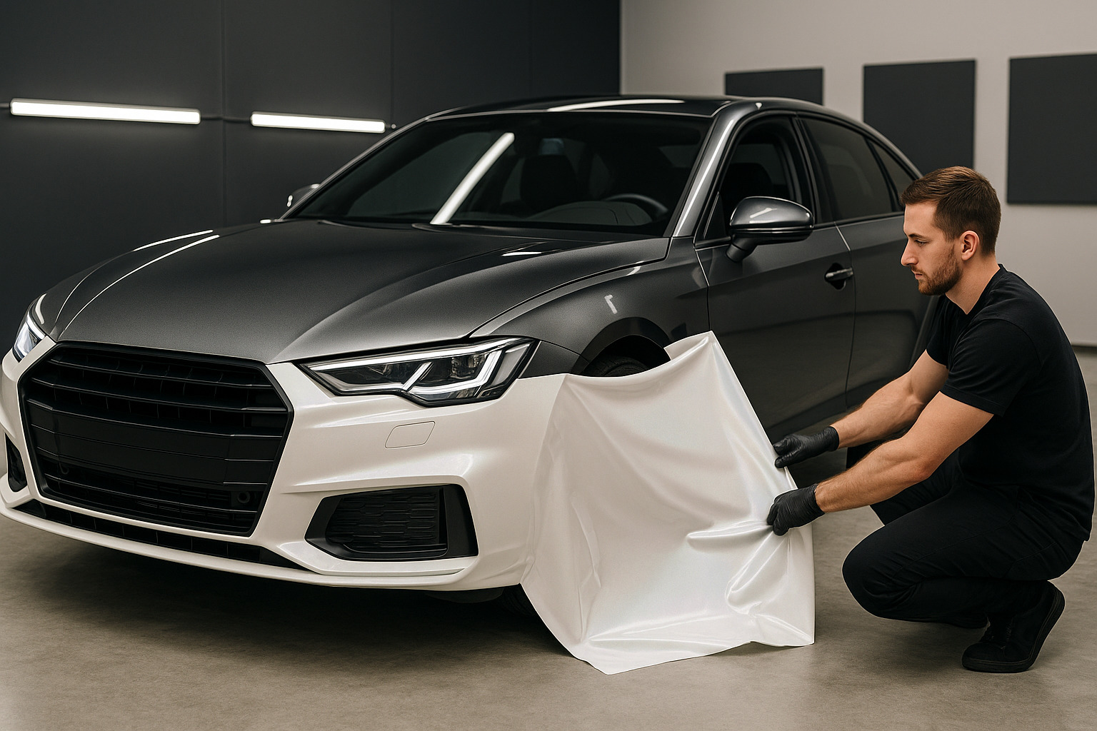 Перламутровая пленка белая