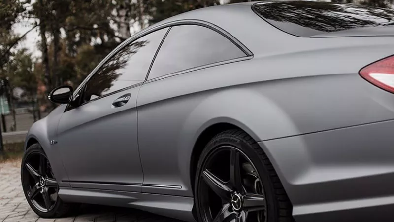 Оклейка автомобиля матовой виниловой плёнкой