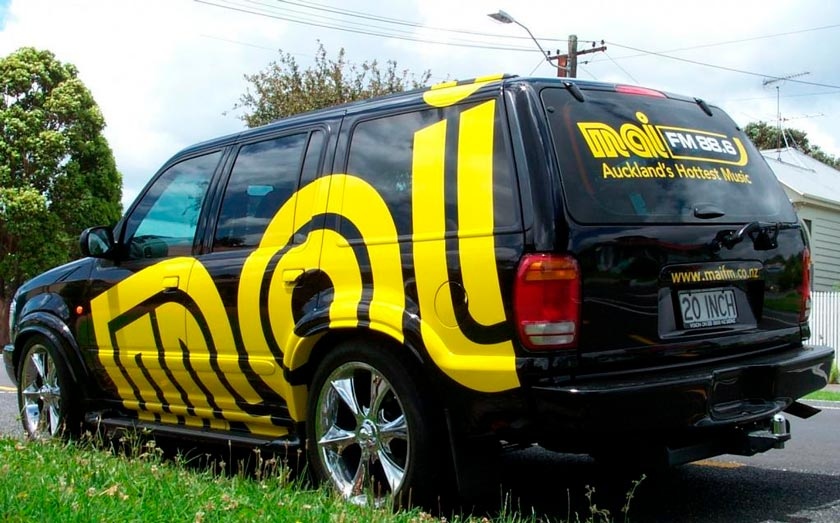 Брендирование авто пленкой MACtac