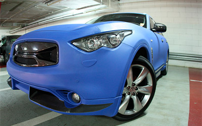 Оклейка Geely Manjaro пленкой