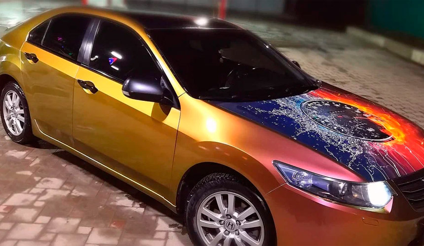 Оклейка авто Geely пленкой