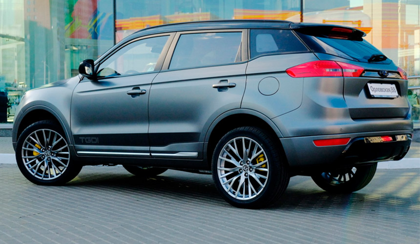 Уход после оклейки Geely Manjaro пленкой