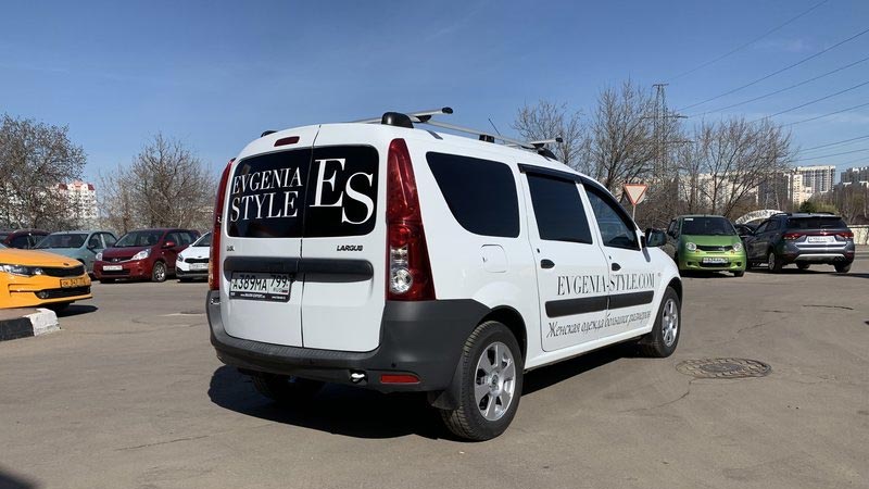 Оклейка пленкой Lada Largus для Евгения Стайл