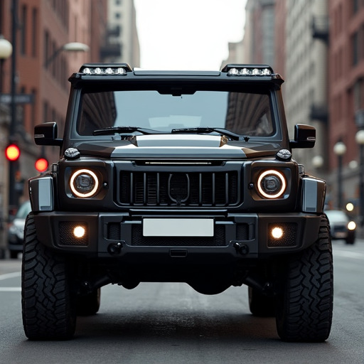 Tank 300 перед оклейкой кузова защитной плёнкой в Creative Team Print