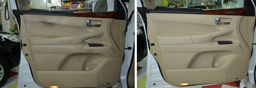 Химчистка дверей автомобиля