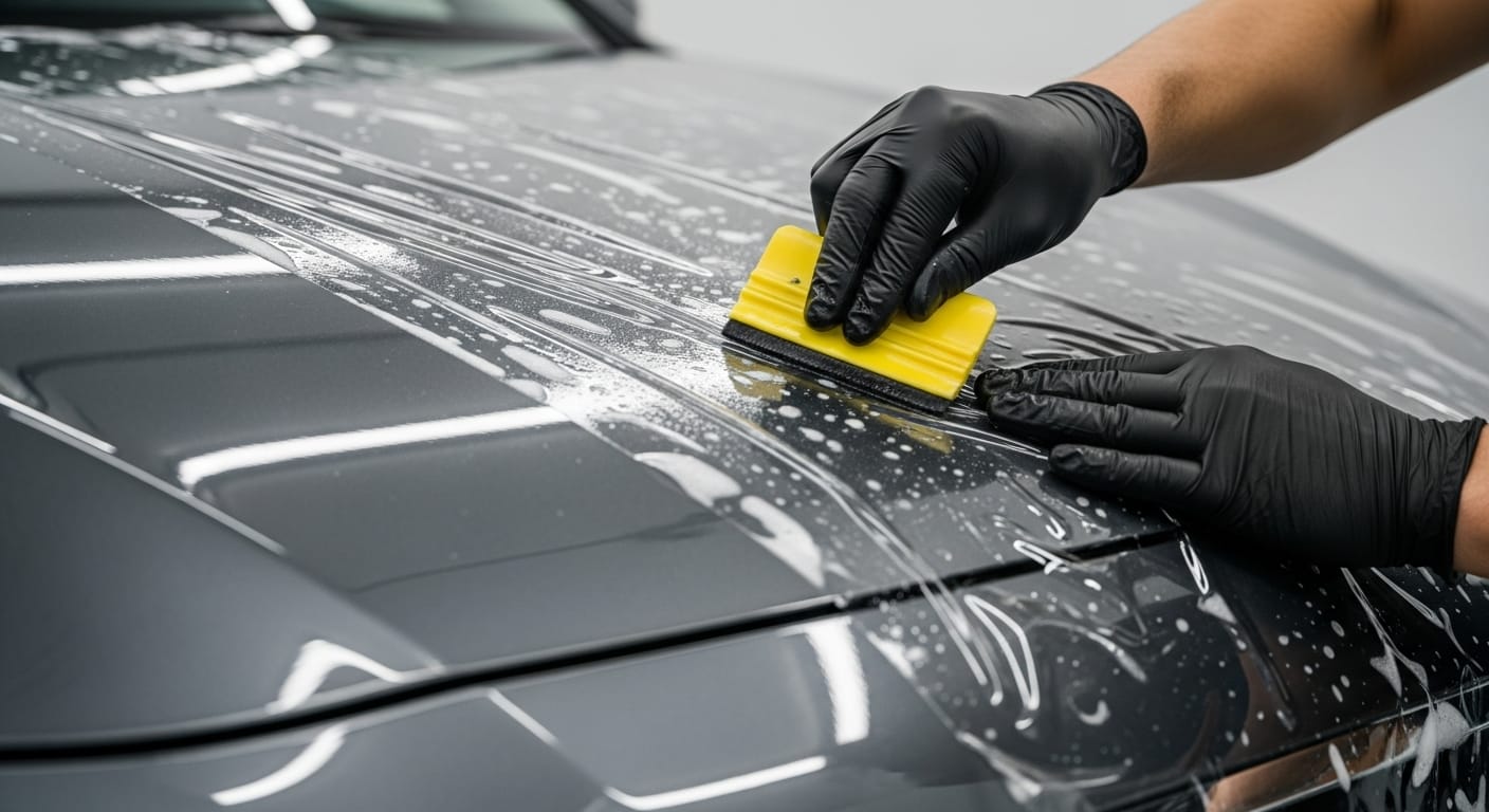 Нанесение полиуретана на кузов