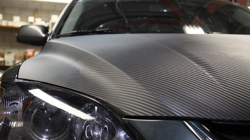 Капот 7d Carbon пленка
